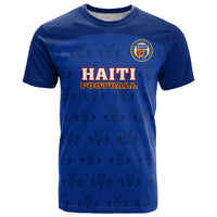 Haiti Football T Shirt Les Grenadieres 2023 World Cup Blue Version - Wonder Print Shop