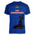 Haiti Football Women V Neck T Shirt Les Grenadieres 2023 World Cup Blue Version - Wonder Print Shop