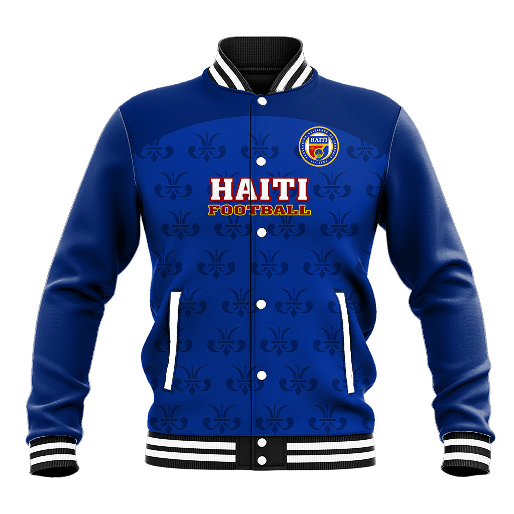 custom-haiti-football-baseball-jacket-les-grenadieres-2023-world-cup-blue-version