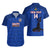 Custom Haiti Football Hawaiian Shirt Les Grenadieres 2023 World Cup Blue Version - Wonder Print Shop