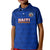 Custom Haiti Football Kid Polo Shirt Les Grenadieres 2023 World Cup Blue Version - Wonder Print Shop