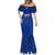 Custom Haiti Football Mermaid Dress Les Grenadieres 2023 World Cup Blue Version - Wonder Print Shop
