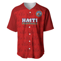 Haiti Football Baseball Jersey Les Grenadieres 2023 World Cup Red Version - Wonder Print Shop
