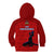 Haiti Football Kid Hoodie Les Grenadieres 2023 World Cup Red Version - Wonder Print Shop