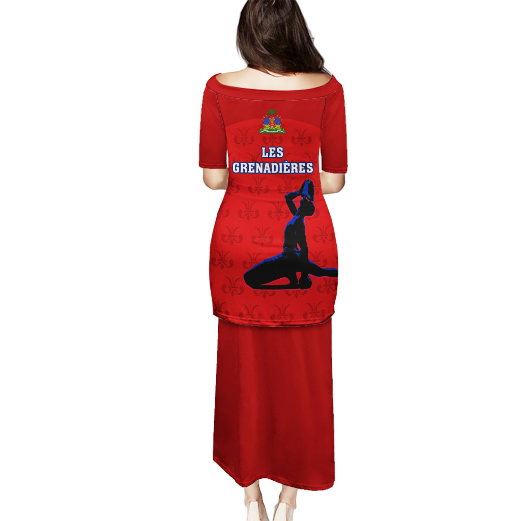 Haiti Football Puletasi Les Grenadieres 2023 World Cup Red Version - Wonder Print Shop