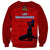 Haiti Football Sweatshirt Les Grenadieres 2023 World Cup Red Version - Wonder Print Shop