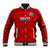 Custom Haiti Football Baseball Jacket Les Grenadieres 2023 World Cup Red Version - Wonder Print Shop