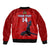 Custom Haiti Football Bomber Jacket Les Grenadieres 2023 World Cup Red Version - Wonder Print Shop