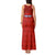 Custom Haiti Football Tank Maxi Dress Les Grenadieres 2023 World Cup Red Version - Wonder Print Shop