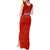 Custom Haiti Football Tank Maxi Dress Les Grenadieres 2023 World Cup Red Version - Wonder Print Shop
