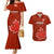 Canada Soccer Couples Matching Mermaid Dress And Hawaiian Shirt Go Canucks Maple Leaf 2023 World Cup - Wonder Print Shop
