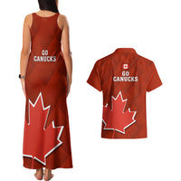 Canada Soccer Couples Matching Tank Maxi Dress And Hawaiian Shirt Go Canucks Maple Leaf 2023 World Cup - Wonder Print Shop