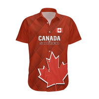 Canada Soccer Hawaiian Shirt Go Canucks Maple Leaf 2023 World Cup - Wonder Print Shop
