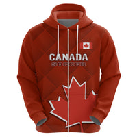 Canada Soccer Hoodie Go Canucks Maple Leaf 2023 World Cup - Wonder Print Shop