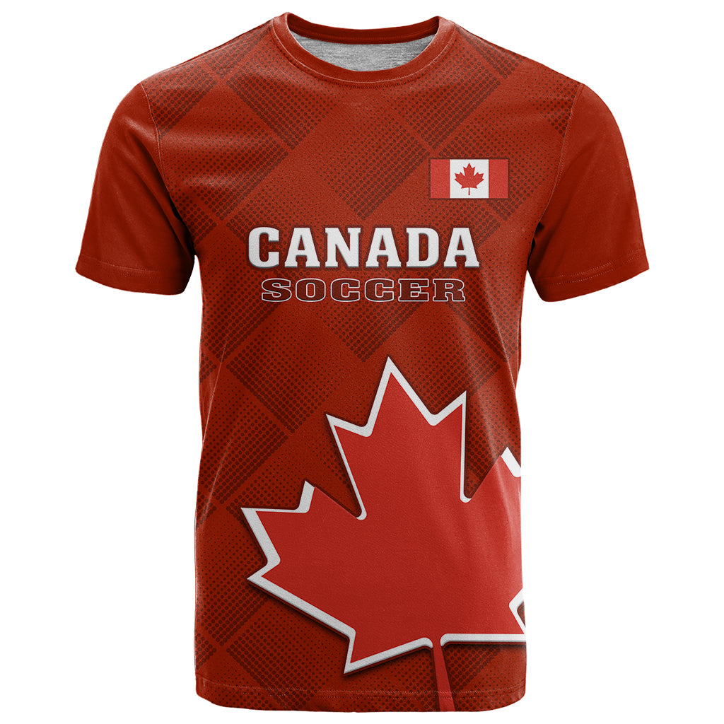 Canada Soccer T Shirt Go Canucks Maple Leaf 2023 World Cup - Wonder Print Shop