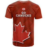 Canada Soccer T Shirt Go Canucks Maple Leaf 2023 World Cup - Wonder Print Shop
