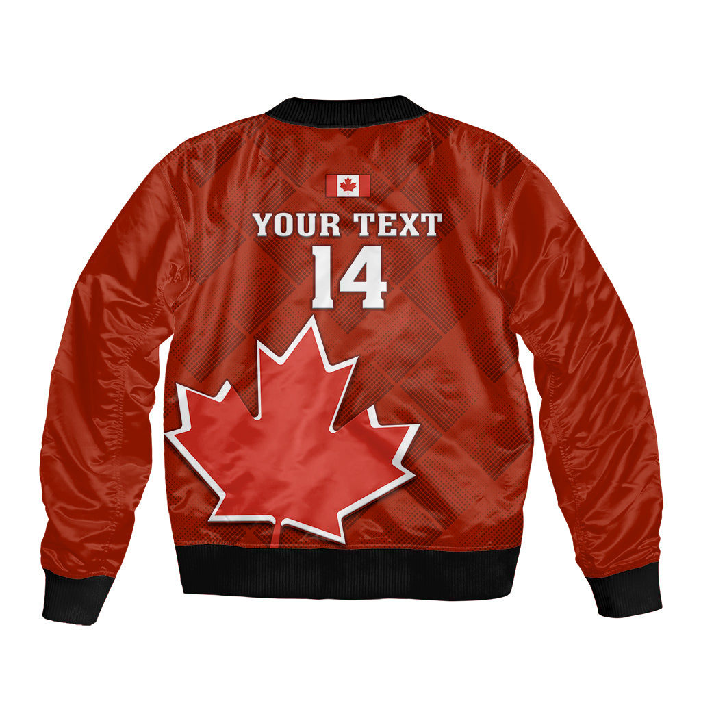 Custom Canada Soccer Bomber Jacket Go Canucks Maple Leaf 2023 World Cup - Wonder Print Shop