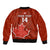 Custom Canada Soccer Sleeve Zip Bomber Jacket Go Canucks Maple Leaf 2023 World Cup - Wonder Print Shop