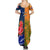 France And Australia Rugby Summer Maxi Dress 2023 World Cup Le Bleus Wallabies Together - Wonder Print Shop