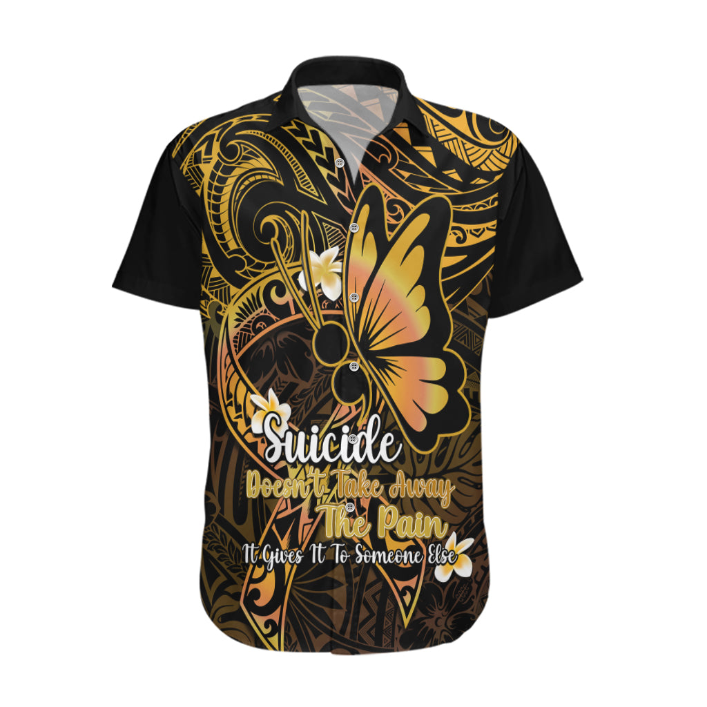 Polynesia Suicide Prevention Awareness Hawaiian Shirt Your Life Is Worth Living For Polynesian Purple Pattern - Wonder Print Shop