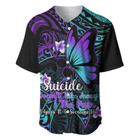 Polynesia Suicide Prevention Awareness Baseball Jersey Your Life Is Worth Living For Polynesian Blue Pattern - Wonder Print Shop