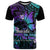 Polynesia Suicide Prevention Awareness T Shirt Your Life Is Worth Living For Polynesian Blue Pattern - Wonder Print Shop