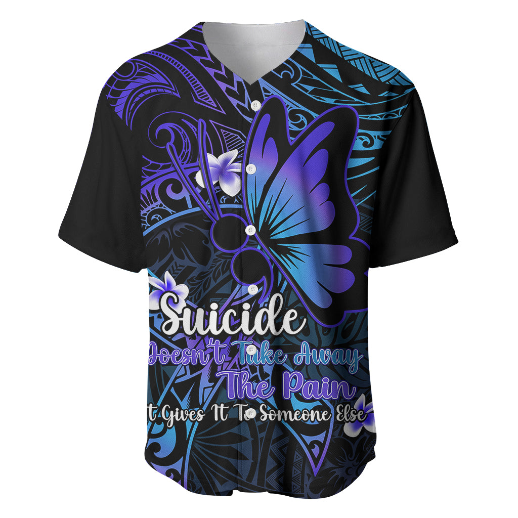 Polynesia Suicide Prevention Awareness Baseball Jersey Your Life Is Worth Living For Polynesian Gold Pattern - Wonder Print Shop