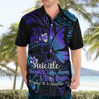 Polynesia Suicide Prevention Awareness Hawaiian Shirt Your Life Is Worth Living For Polynesian Gold Pattern - Wonder Print Shop