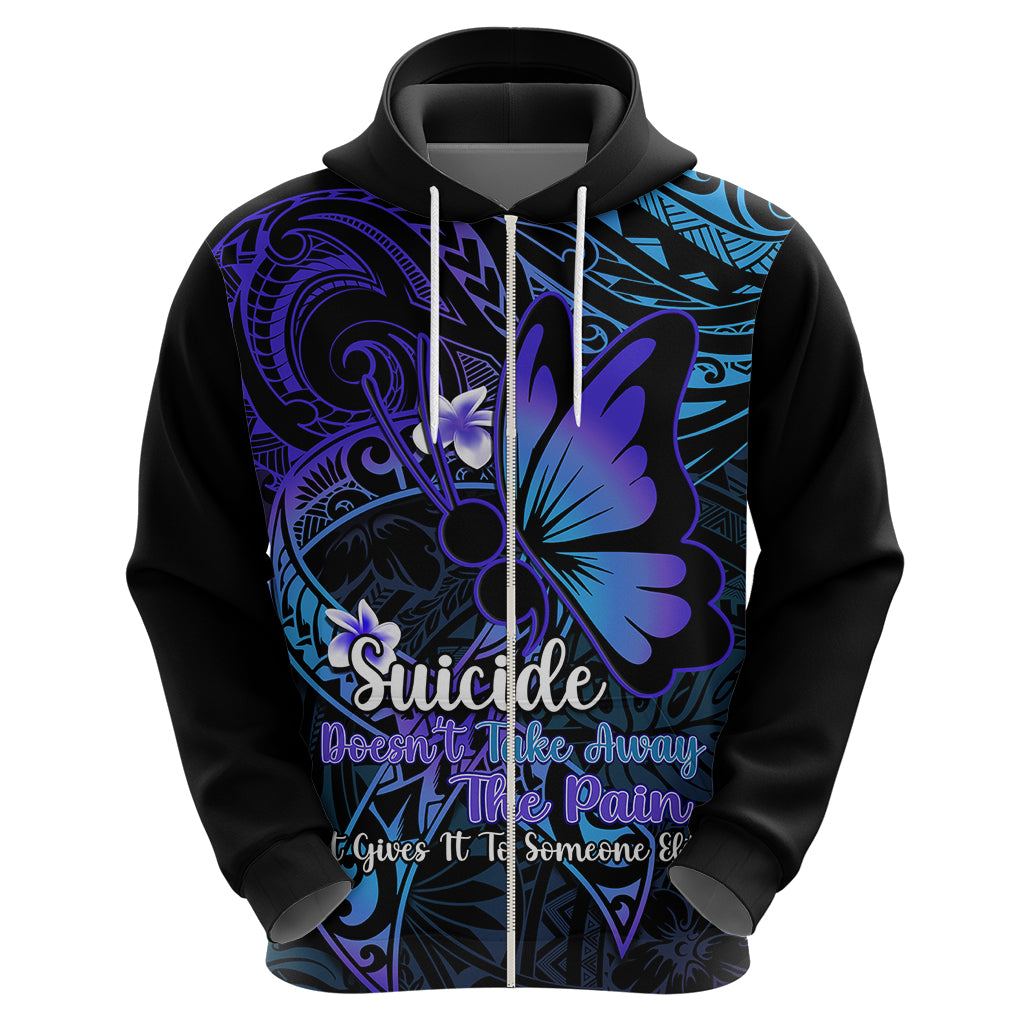 Polynesia Suicide Prevention Awareness Hoodie Your Life Is Worth Living For Polynesian Gold Pattern - Wonder Print Shop