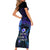 Polynesia Suicide Prevention Awareness Short Sleeve Bodycon Dress Your Life Is Worth Living For Polynesian Gold Pattern - Wonder Print Shop