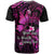Polynesia Suicide Prevention Awareness T Shirt Your Life Is Worth Living For Polynesian Pink Pattern - Wonder Print Shop