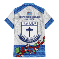 Fiji Holy Cross College Family Matching Mermaid Dress and Hawaiian Shirt Happy 50th Anniversary Fijian Tagimoucia Tapa Pattern - Wonder Print Shop