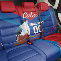 Custom Baseball Cuba 2024 Back Car Seat Cover Cuban Trogon - Dynamic Style - Wonder Print Shop