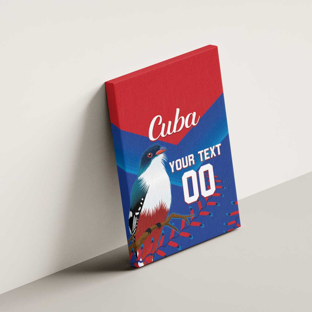 Custom Baseball Cuba 2024 Canvas Wall Art Cuban Trogon - Dynamic Style - Wonder Print Shop