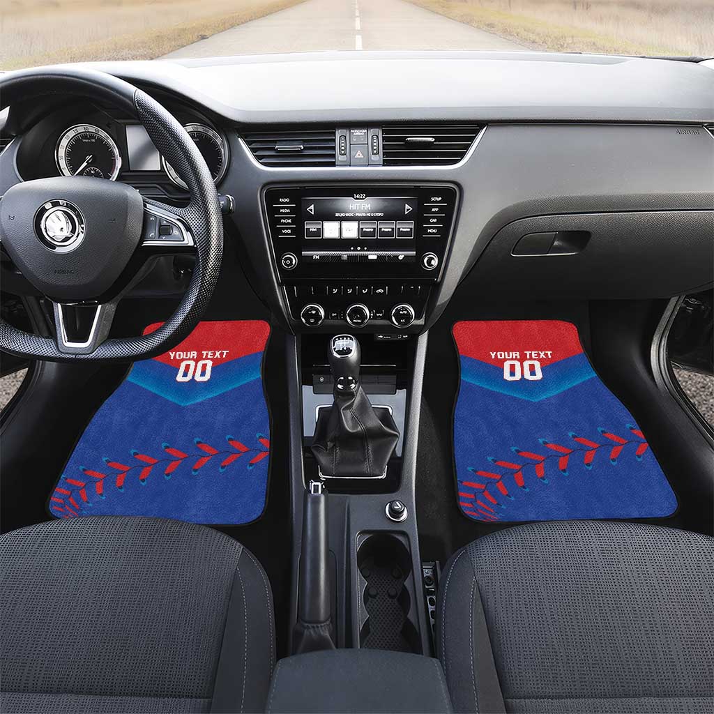 Custom Baseball Cuba 2024 Car Mats Cuban Trogon - Dynamic Style - Wonder Print Shop