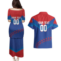 Custom Baseball Cuba 2024 Couples Matching Puletasi and Hawaiian Shirt Cuban Trogon - Dynamic Style - Wonder Print Shop