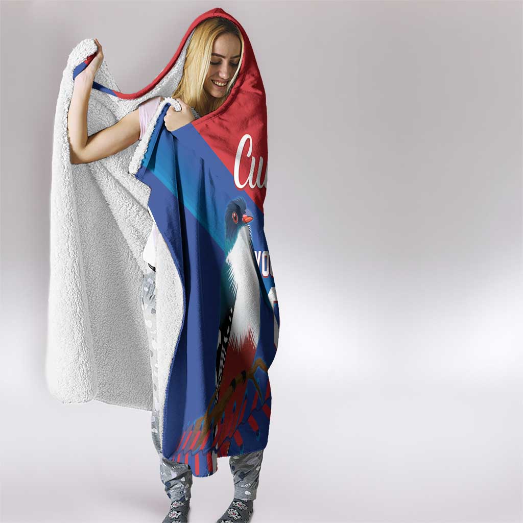 Custom Baseball Cuba 2024 Hooded Blanket Cuban Trogon - Dynamic Style