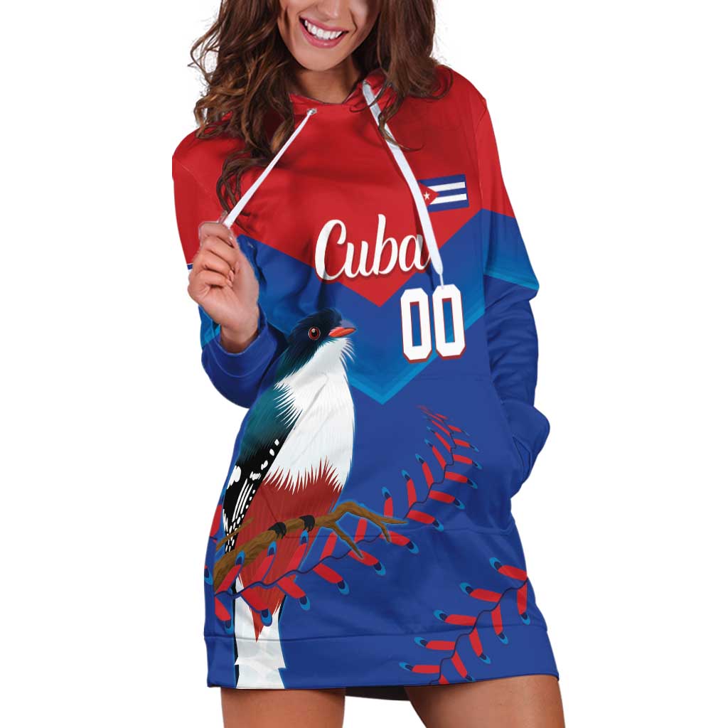 Custom Baseball Cuba 2024 Hoodie Dress Cuban Trogon - Dynamic Style - Wonder Print Shop