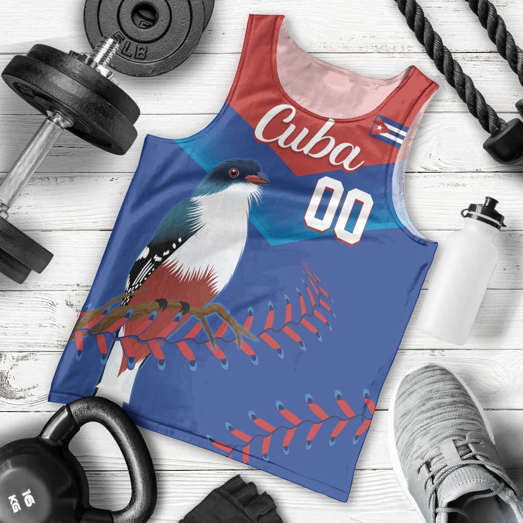 Custom Baseball Cuba 2024 Men Tank Top Cuban Trogon - Dynamic Style - Wonder Print Shop