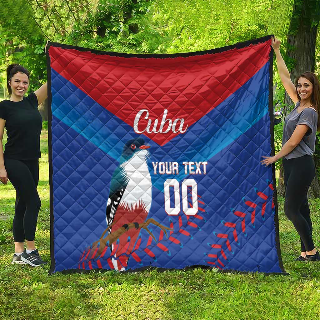 Custom Baseball Cuba 2024 Quilt Cuban Trogon - Dynamic Style - Wonder Print Shop