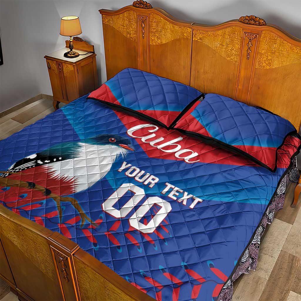Custom Baseball Cuba 2024 Quilt Bed Set Cuban Trogon - Dynamic Style - Wonder Print Shop