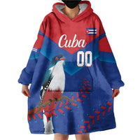 Custom Baseball Cuba 2024 Wearable Blanket Hoodie Cuban Trogon - Dynamic Style - Wonder Print Shop