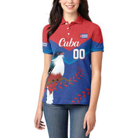 Custom Baseball Cuba 2024 Women Polo Shirt Cuban Trogon - Dynamic Style - Wonder Print Shop