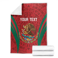 Custom Baseball Mexico 2024 Blanket Aztec Calendar Pattern - Dynamic Style