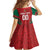 Custom Baseball Mexico 2024 Family Matching Off Shoulder Short Dress and Hawaiian Shirt Aztec Calendar Pattern - Dynamic Style - Wonder Print Shop
