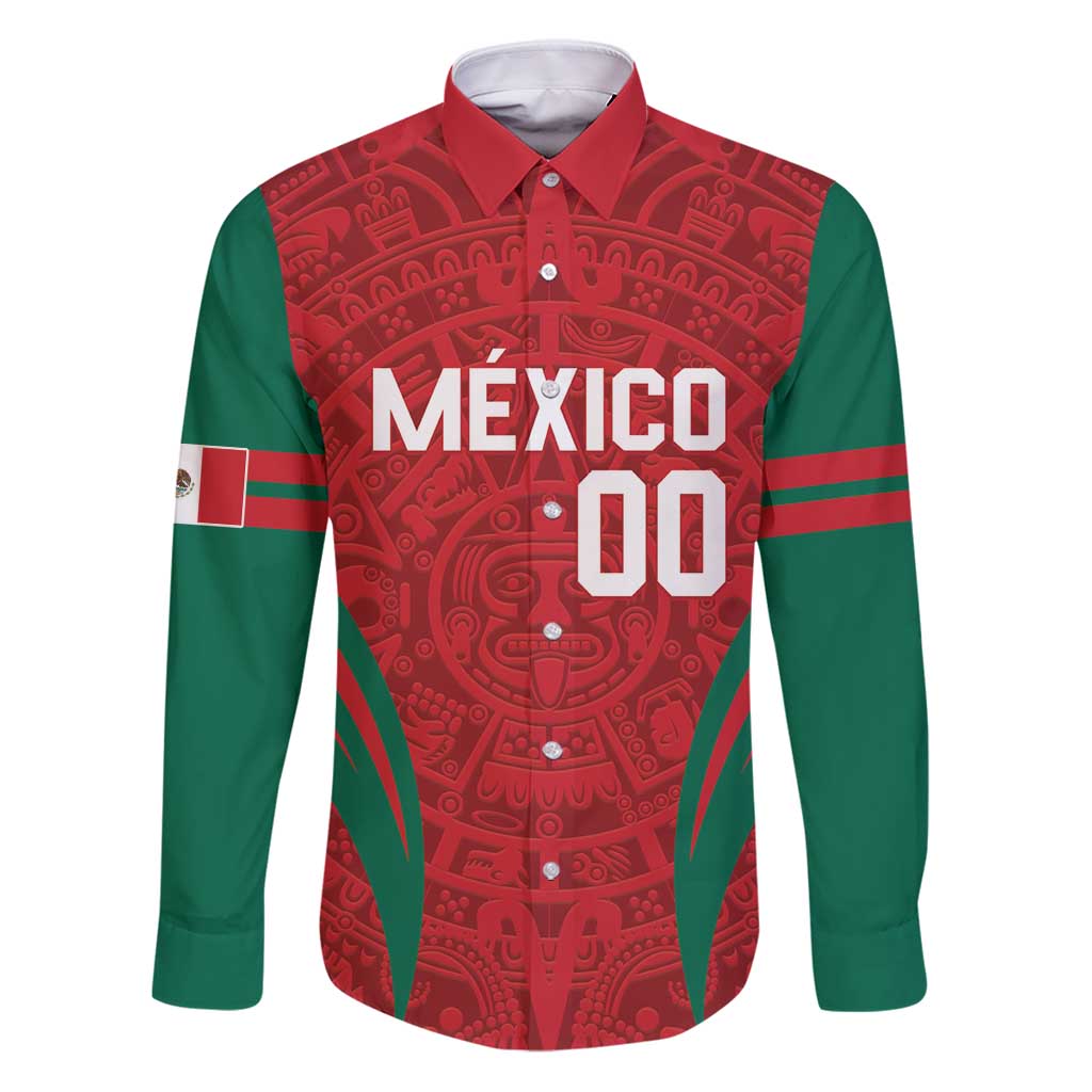 Custom Baseball Mexico 2024 Family Matching Puletasi and Hawaiian Shirt Aztec Calendar Pattern - Dynamic Style - Wonder Print Shop