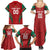 Custom Baseball Mexico 2024 Family Matching Summer Maxi Dress and Hawaiian Shirt Aztec Calendar Pattern - Dynamic Style - Wonder Print Shop