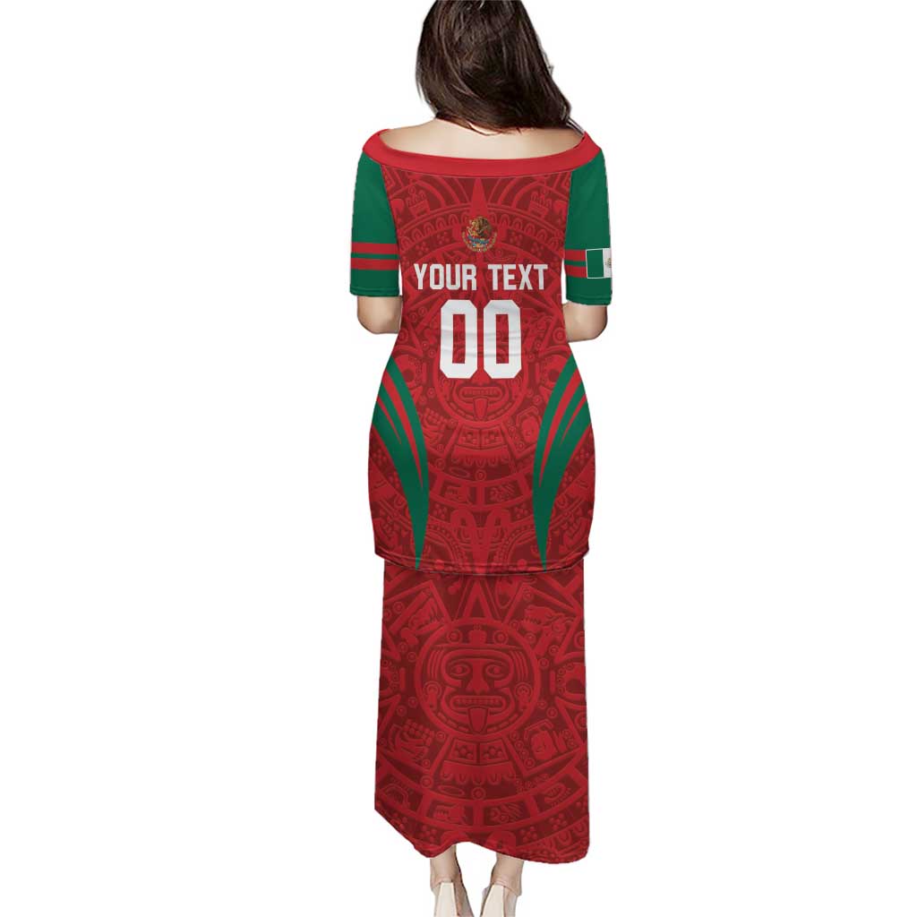 Custom Baseball Mexico 2024 Puletasi Aztec Calendar Pattern - Dynamic Style - Wonder Print Shop