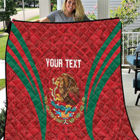 Custom Baseball Mexico 2024 Quilt Aztec Calendar Pattern - Dynamic Style - Wonder Print Shop