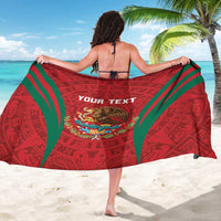 Custom Baseball Mexico 2024 Sarong Aztec Calendar Pattern - Dynamic Style - Wonder Print Shop